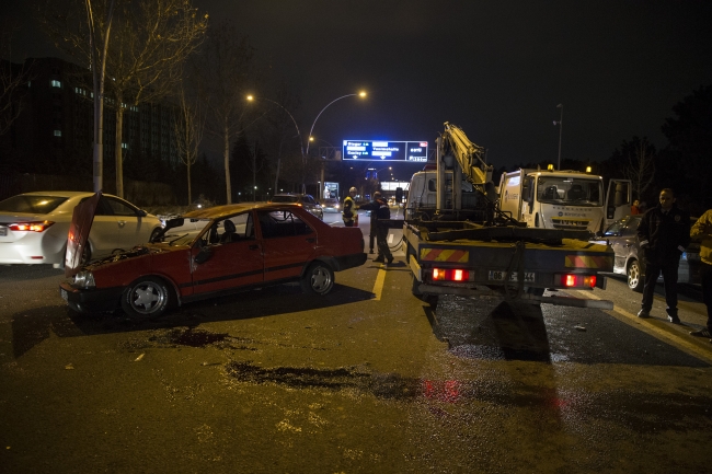 Ankara'da zincirleme kaza